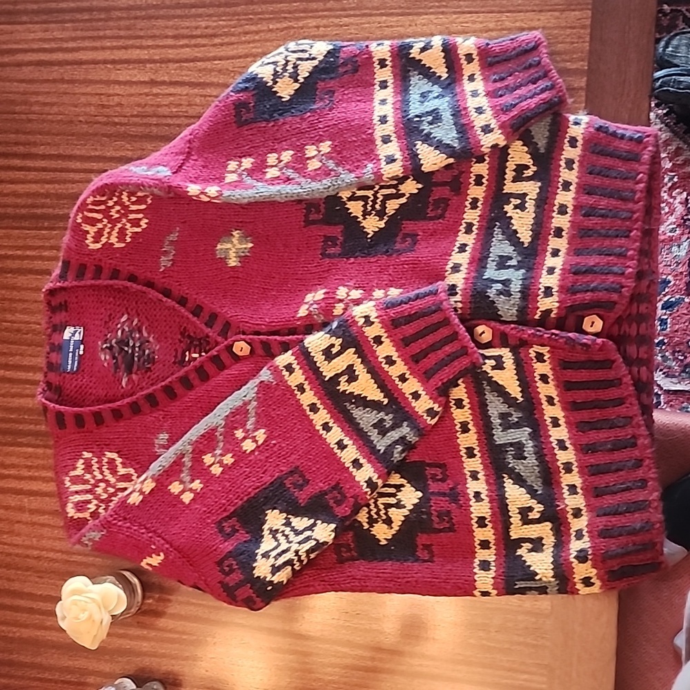 Vagabond imports sweater, size L, handknit